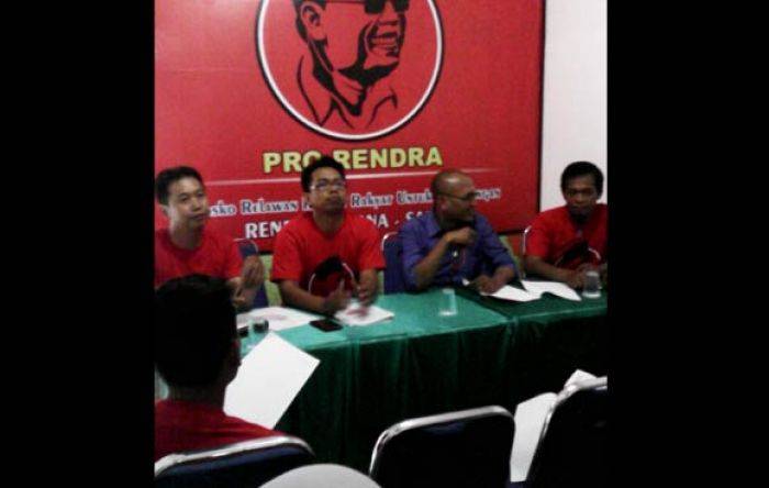 Relawan Pro Rendra Resmi Dideklarasikan Relawan Pro Rendra Resmi Dideklarasikan