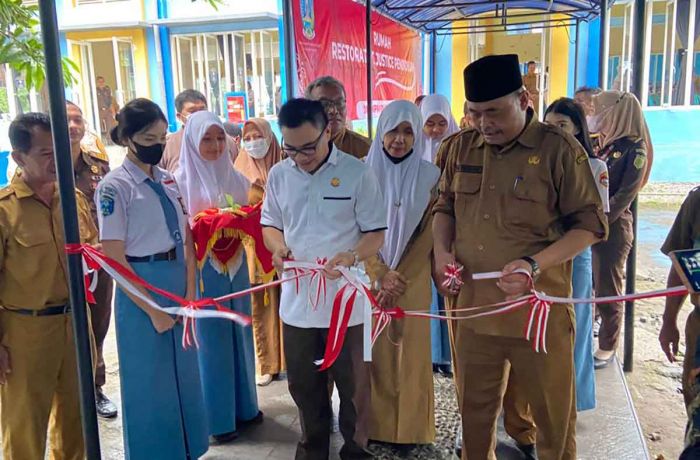 Kajari Resmikan Rumah Restorative Justice di SMAN 2 Nganjuk