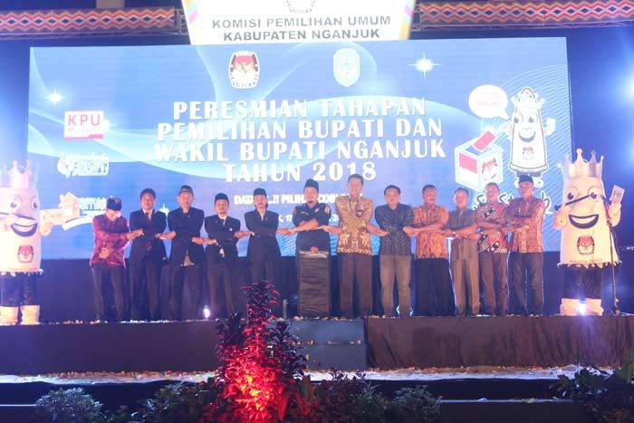 "Datang Pilih Coblos", KPU Nganjuk Resmikan Tahapan Pilkada 2018 "Datang Pilih Coblos", KPU Nganjuk Resmikan Tahapan Pilkada 2018