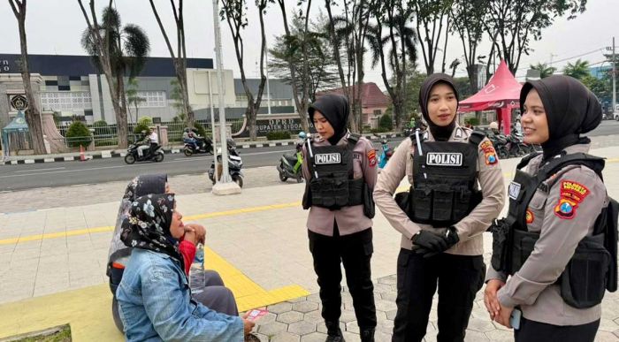 Polwan Jenggala Presisi Gelar Patroli Roda Dua