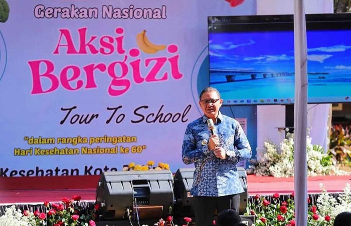 Semarak Gerakan Nasional Aksi Bergizi Tour to School di SMPN 2 Kota Batu Semarak Gerakan Nasional Aksi Bergizi Tour to School di SMPN 2 Kota Batu