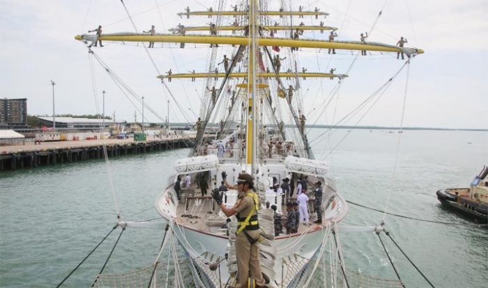 Tiga Bulan Emban Tugas Sebagai Duta Bangsa, KRI Bima Suci Bertolak Menuju Tanah Air