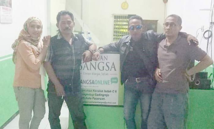 Kru LSM Penjara Indonesia Sambang Kantor Biro Pasuruan HB dan BO