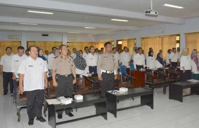 Pemkab Nganjuk Mulai Sosialisasikan Saber Pungli Pemkab Nganjuk Mulai Sosialisasikan Saber Pungli