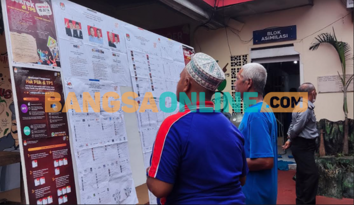 854 Warga Binaan Lapas Kelas IIA Kediri Gunakan Hak Pilih di TPS Khusus 854 Warga Binaan Lapas Kelas IIA Kediri Gunakan Hak Pilih di TPS Khusus