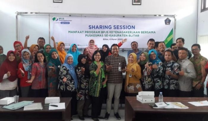 BPJAMSOSTEK Blitar Sosialisasikan Programnya ke Seluruh Puskesmas di Kabupaten Blitar