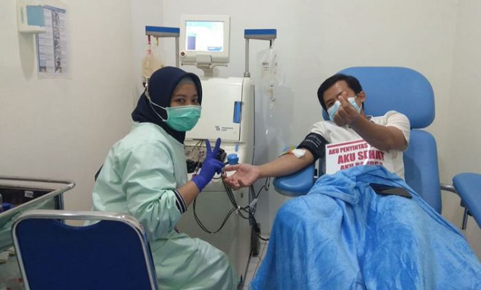 ASN Pemkot Kediri Lakukan Donor Plasma Darah Konvalesen ASN Pemkot Kediri Lakukan Donor Plasma Darah Konvalesen