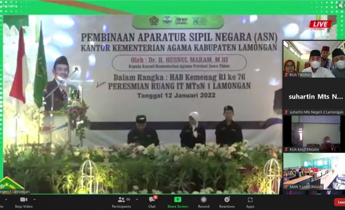Hadiri Pembinaan ASN di Lamongan, Kakanwil Kemenag Jatim Minta Percepatan Layanan Publik Hadiri Pembinaan ASN di Lamongan, Kakanwil Kemenag Jatim Minta Percepatan Layanan Publik
