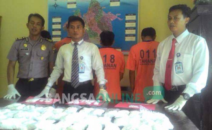 Polres Kediri Sita 50 Ribu Butir Narkoba dari 4 Pelaku