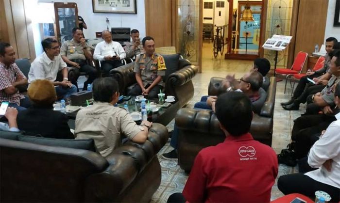 Kapolrestabes Surabaya Ajak AMSI Jatim Berkolaborasi Jogo Suroboyo