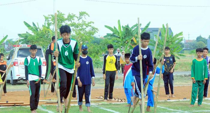 Wakil Wali Kota Pasuruan Buka Lomba Olahraga Tradisional Tingkat SMP