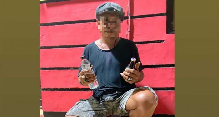 Polsek Purworejo Ringkus Penjual Arak Bali di Exit Tol Pasuruan