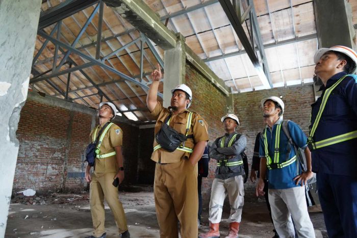 Rehabilitasi Kantor Pemkab Kediri Capai 6 Persen, Bakal Dilengkapi Hidran dan Deteksi Kebakaran