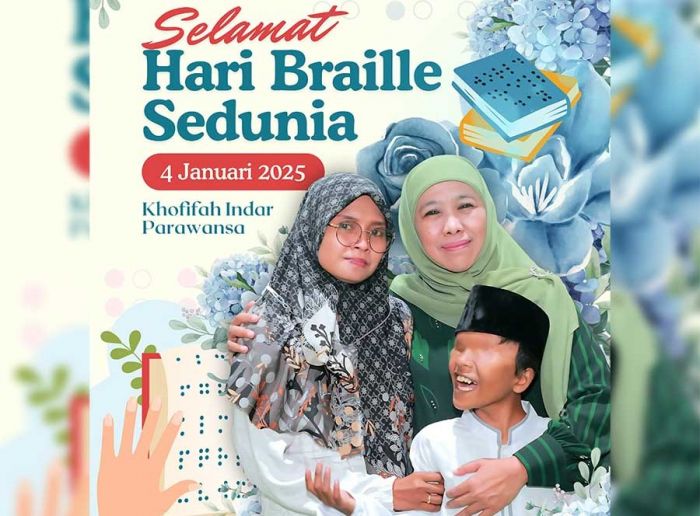 Hari Braille Sedunia, Khofifah: Momentum Peningkatan Hak Disabilitas Netra Hari Braille Sedunia, Khofifah: Momentum Peningkatan Hak Disabilitas Netra