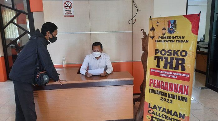 Disnakerperind Tuban Berlakukan Sanksi Administrasi untuk Perusahaan yang Tak Bayar THR