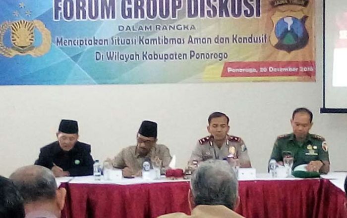 FGD Kamtibmas di Ponorogo, Keterbatasan Energi Jadi Ancaman Ketahanan Nasional