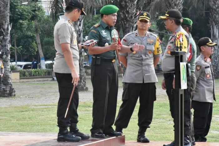 Pastikan Kesiapan Pengamanan Presiden RI, Dandim 0803/Madiun Apelkan Pasukan