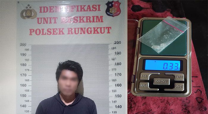 Simpan Sabu di Bungkus Rokok, Warga Gedangan Sidoarjo Diamankan Polsek Rungkut Simpan Sabu di Bungkus Rokok, Warga Gedangan Sidoarjo Diamankan Polsek Rungkut