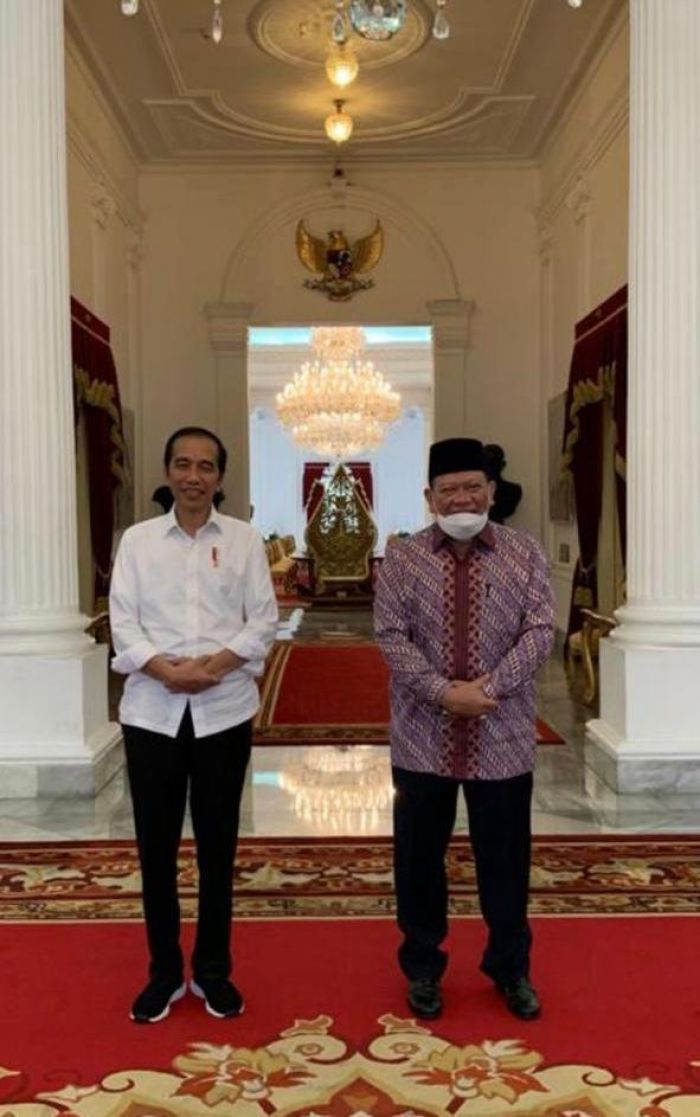 Satu Jam di Istana, LaNyalla Sampaikan 3 Ketahanan Strategis untuk Pulihkan Ekonomi Nasional Satu Jam di Istana, LaNyalla Sampaikan 3 Ketahanan Strategis untuk Pulihkan Ekonomi Nasional