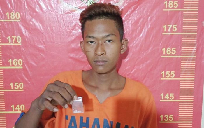 Pemuda Trenggalek Dibekuk Polisi Saat Transaksi Narkoba di Porong Sidoarjo