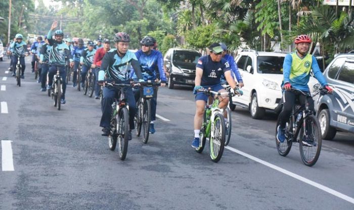 Gowes Bareng, Cara Pangarmada II Jalin Sinergitas Antar Pimpinan