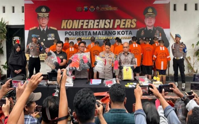 17 Perusuh Demo di Malang Ditangkap, Akui Tak Saling Kenal