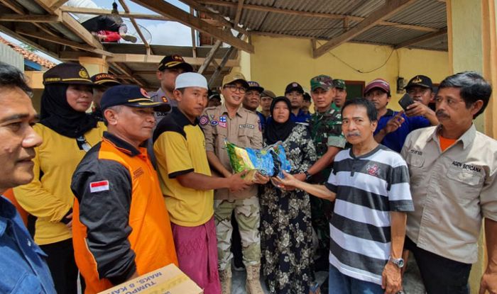 Bupati Pamekasan Tinjau Dua Desa Terdampak Angin Puting Beliung