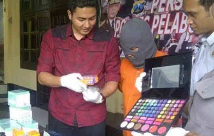 Polisi Bekuk Penjual Kosmetik Ilegal di Surabaya Polisi Bekuk Penjual Kosmetik Ilegal di Surabaya