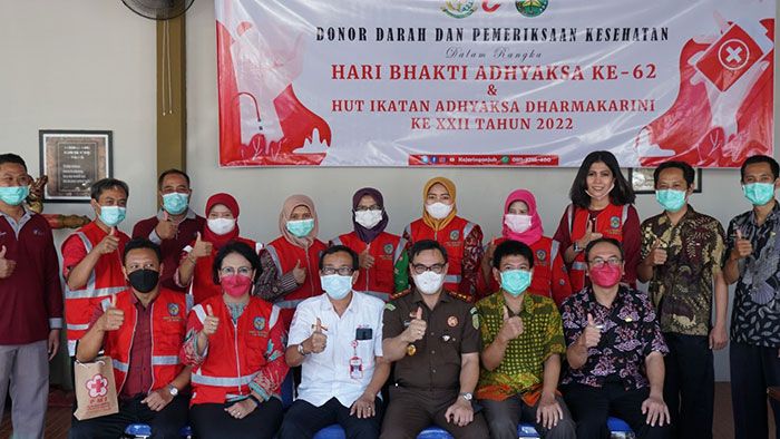 Peringati Hari Bhakti Adhyaksa ke-62 dan HUT IAD ke-XXII, Kejari Nganjuk Gelar Sejumlah Kegiatan