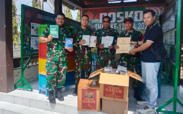 TMMD ke-126 Kodim 0816/Sidoarjo Dukung Literasi Desa