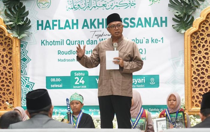 Hadiri Haflah Akhirussanah RTQ MDT Ula Al-Asy