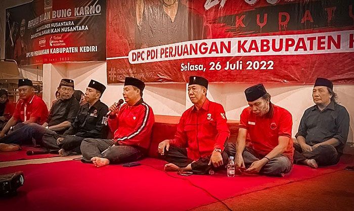 Peringati Peristiwa Kudatuli, DPC PDIP Kabupaten Kediri Gelar Tahlilan