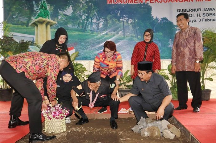 Gubernur Jatim Launching Peletakan Batu Pertama Monumen Perjuangan TRIP Gubernur Jatim Launching Peletakan Batu Pertama Monumen Perjuangan TRIP