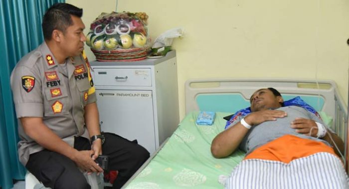 Kelelahan Amankan Pemilu, Polisi di Lamongan Jatuh Sakit