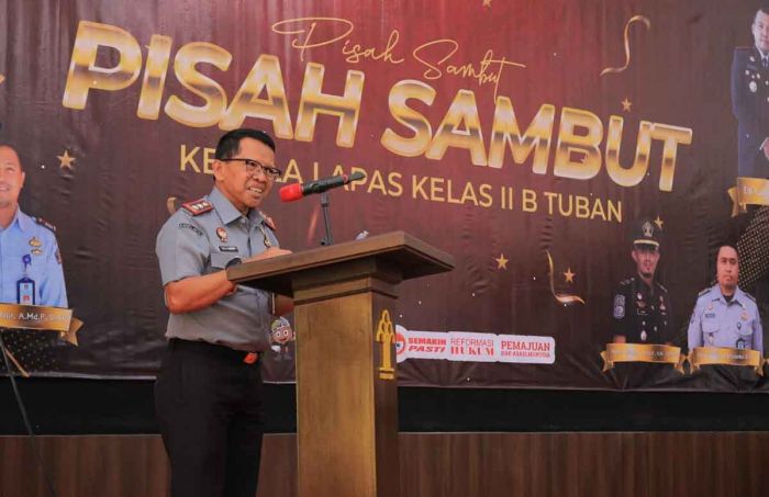 Sambut Kalapas Baru, Kepala Kanwil Kemenkumham Jatim Targetkan Lapas Tuban Raih WBK