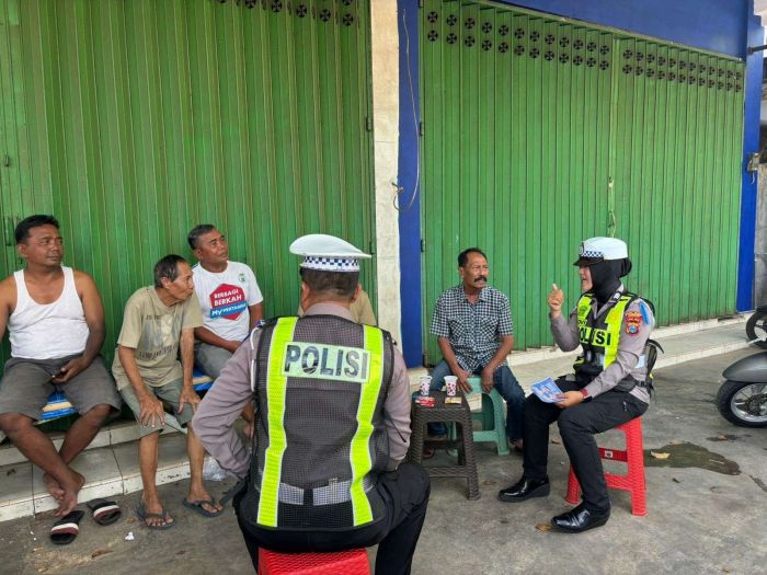 Satlantas Polres Sumenep Gelar Polantas Menyapa dalam Operasi Keselamatan Semeru 2026