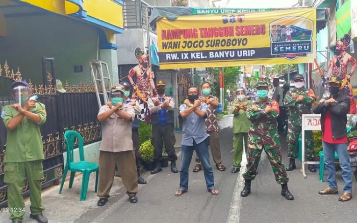 ​31 Kecamatan Sudah Bentuk Kampung Wani Jogo Suroboyo, Sawahan Tuntas