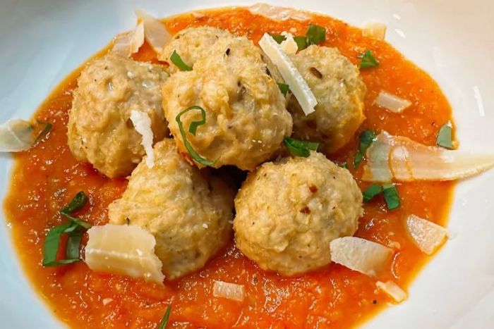 Resep Bakso Ayam Keju Bumbu Italia Resep Bakso Ayam Keju Bumbu Italia