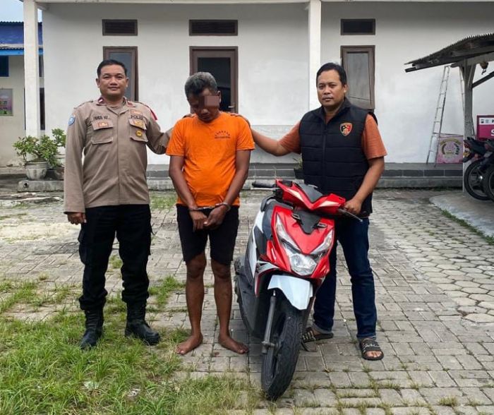 Lihat Kunci Tertancap, Pria Warga Duduksampeyan Gresik Nekat Curi Motor Tetangganya