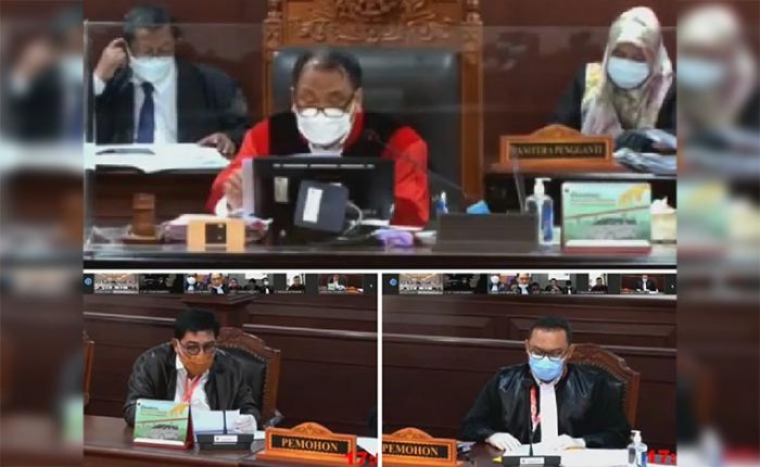 MK Gelar Sidang Lanjutan PHP Pilwali Surabaya 2 Februari 2021 MK Gelar Sidang Lanjutan PHP Pilwali Surabaya 2 Februari 2021
