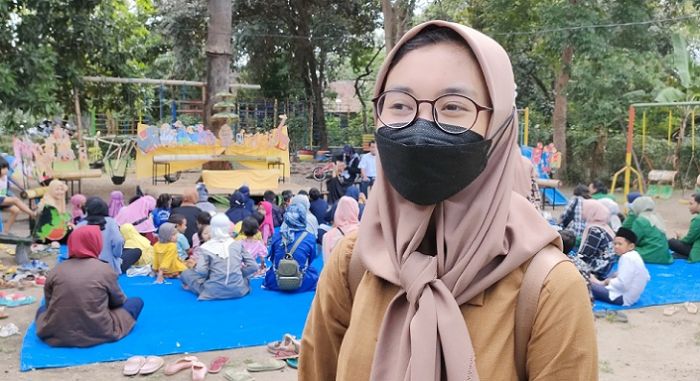 Hari Wayang Nasional, Sekolah Alam Ramadhani Gelar Pertujukan Wayang Daun