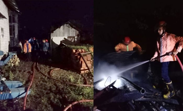 Diduga Tersambar Petir, Gudang di Tanggulangin Sidoarjo Terbakar Diduga Tersambar Petir, Gudang di Tanggulangin Sidoarjo Terbakar