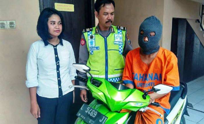 Maling Motor di Sedati Gede Sidoarjo Dihajar Rame-rame