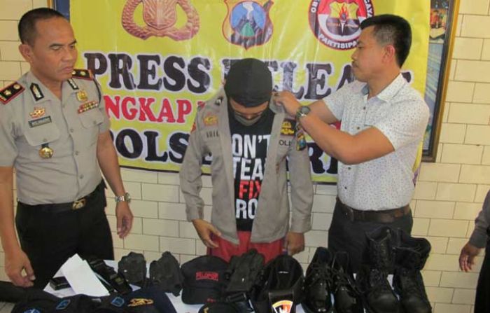 Berhasil Perdayai 16 Wanita, Polsek Krian Bekuk Polisi Gadungan Berhasil Perdayai 16 Wanita, Polsek Krian Bekuk Polisi Gadungan