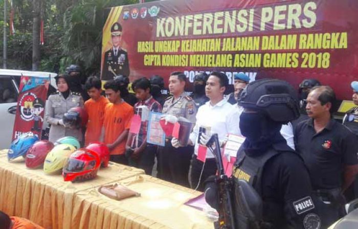 Polres Gresik Bekuk 71 Tersangka Kriminal