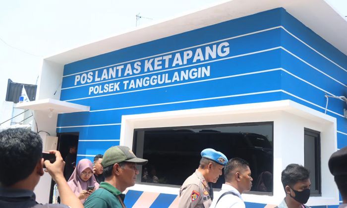 Kapolresta Sidoarjo Resmikan Pos Lantas Ketapang Tanggulangin