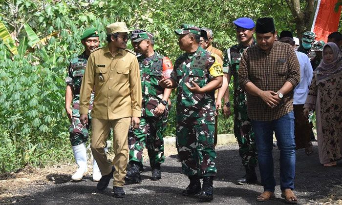 Tim Wasev TNI AD Tinjau TMMD ke-113 di Bangkalan