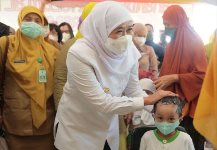 Waspada KLB PD3I, Gubernur Khofifah Ajak Masyarakat Tingkatkan PHBS dan Lengkapi Imunisasi Anak