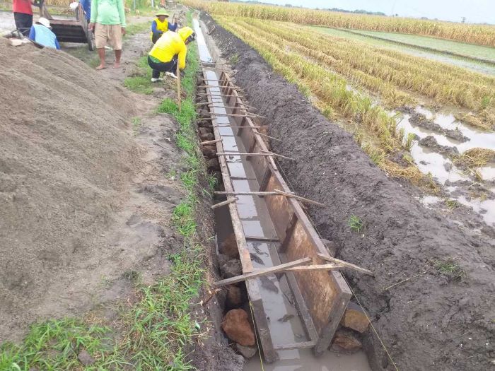 Perlancar Pengairan Sawah, Kelompok Tani Desa Mojorejo Madiun Kebut P3TGAI