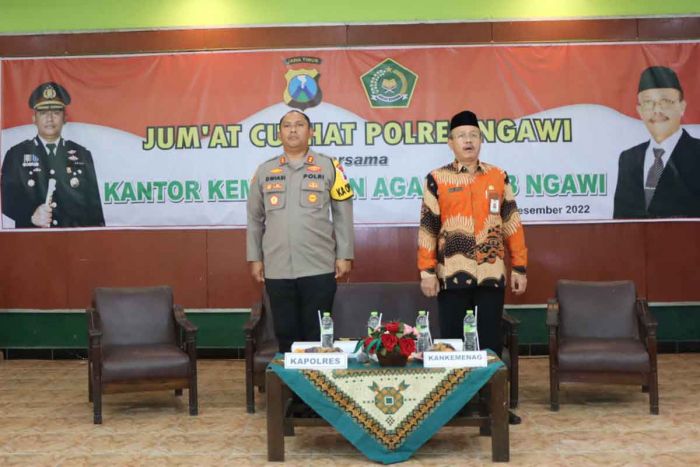 Giat Jumat Curhat, Kapolres Ngawi Bersama Kemenag Tampung Aspirasi Masyarakat Giat Jumat Curhat, Kapolres Ngawi Bersama Kemenag Tampung Aspirasi Masyarakat